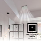 Broan-NuTone Bathroom Exhaust Fan – Easy Retrofit Without Attic Access, Ultra-Quiet 0.7 Sones, 80 CFM, ENERGY STAR Certified, Made in USA, Moisture & Odor Control with Easy-Clean Grille