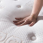 Short King Mattress,11.4 Inches Pillow Top Pocket Spring Hybrid Memory Foam Innerspring Firm RV King Mattress in a Bag
