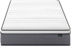 ZINUS 10 Inch True Support Hybrid Mattress [New Version], Twin, Fiberglass Free, Medium Feel, Motion Isolation, Certified Safe Foams & Fabric, Mattress in A Box