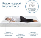 Cool Gel 8 Inch Twin Size Mattresses Memory Foam Medium Firm, Twin Memory Foam Mattress Cooling, Made in the USA, 8" Depth with Pressure Relief, CertiPUR-US Certified No Fiberglass, CoolGel Bed