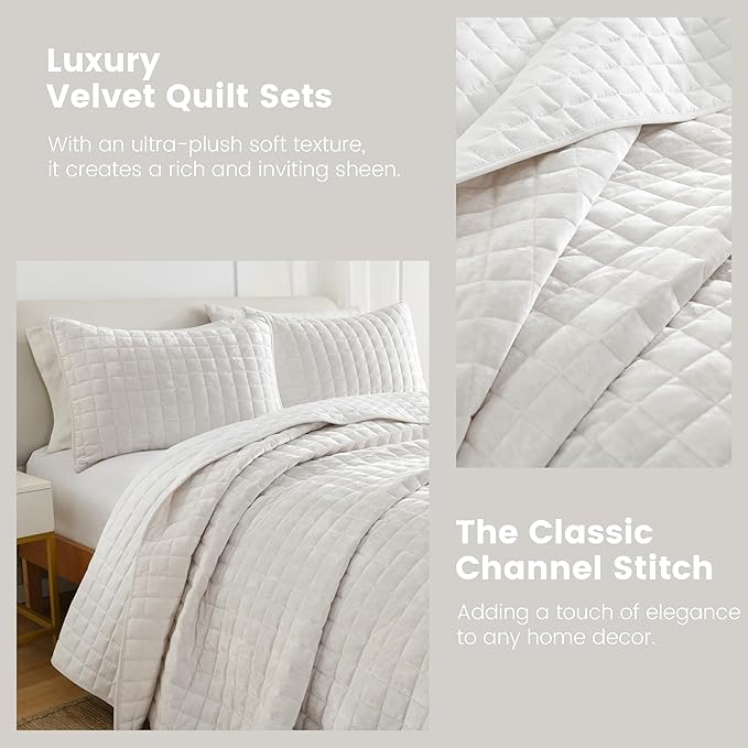 Secgo California King Comforter Set for Bed - 100% Cotton Cal King Size, Black Bedspreads (120 * 110 Inch) with 2 Pillow Shams, Patchwork Reversible Lightweight Bedding