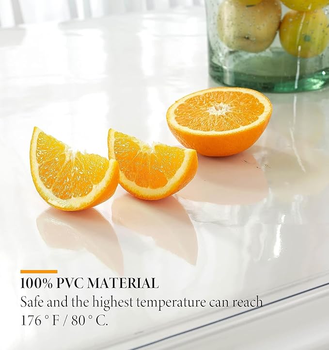 Deep Dream 1.5mm Clear Desk Cover Protector, 38×80 Inch Clear Desk Cover, Clear Desk Mat, Table Cover Tablecloth Protector Rectangle, Table Protector for Dining Room Table