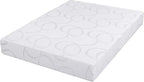 Olee Sleep Twin Mattress, 7 Inch Flex Gel Memory Foam Mattress, Gel Infused for Comfort and Pressure Relief, CertiPUR-US Certified, Bed-in-a-Box, Medium Firm, Twin Size