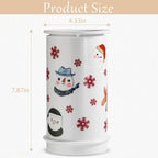 STAR MOON Ceramic Electric Wax Melt Warmer Candle Waxing Warmer Burner Melt Wax Cube Melter Fragrance Warmer - Ideal for Family and Friends, Snowman