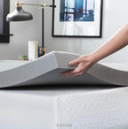 Lucid 3 Inch Ventilated Bamboo Charcoal Memory Foam Mattress Topper, CertiPUR-US Certified, Moisture and Odor Control-King