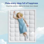 ONENICE 8 Inch Twin XL Size Mattress in a Box, Cooling Gel Memory Foam Plus Removable Pillowtop Mattress, Ergonomically Designed, CertiPUR-US Certified, Fiberglass-Free, Pressure Relief