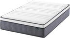 ZINUS 12 Inch True Support Hybrid Mattress [New Version], Twin, Fiberglass Free, Medium Feel, Motion Isolation, Certified Safe Foams & Fabric, Mattress in A Box