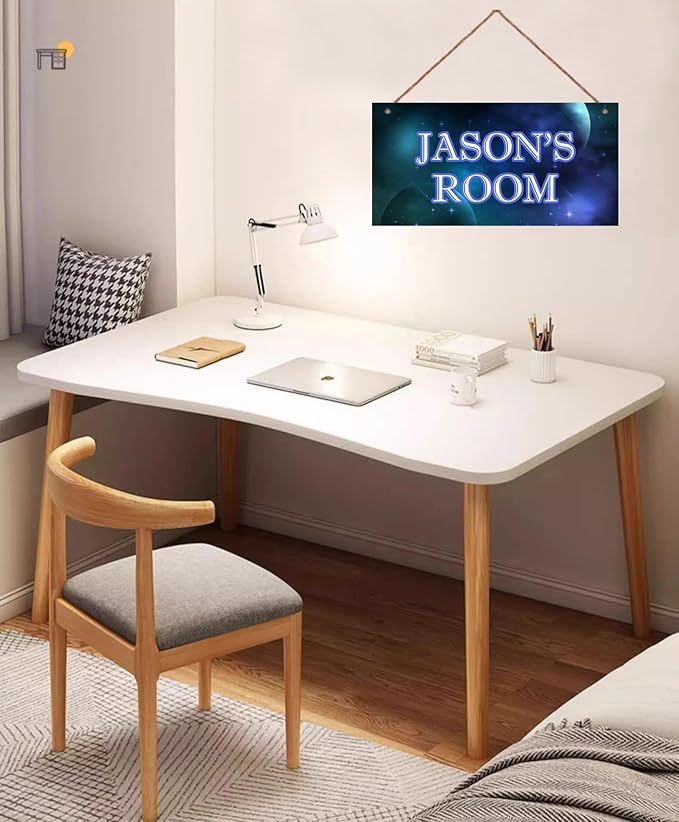 Personalized Sign Outer Space Room Décor Kids Room Decor, Universe Theme Little Man Cave Decor for Nursery, Planet Nursery Decor for Baby Game Room Boys Bedroom