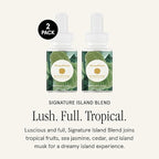 Pura & Tommy Bahama Home Scent Refill - Smart Home Air Diffuser - Up to 120-Hours of Luxury Fragrance per Refill - Spring & Summer Fragrance - 2 Pack, Signature Island Blend
