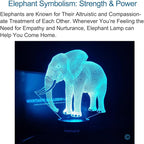 Elephant 3D Decor Lamp with Remote, Toys for Girls Boys Room, 7 Colors Changing Night Light Bedside Gifts for Kids Baby
