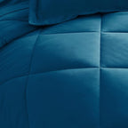 CozyLux Queen Comforter Set Teal - Bed in a Bag Queen Size 7 Pieces, Luxury Soft Bed Set for All Seasons, Bedding Set with Down Alternative Comforter, Sheets, Pillowcases & Shams