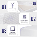 PayLessHere 6 Inch King Gel Memory Foam Mattress Fiberglass Free/CertiPUR-US Certified/Bed-in-a-Box/Cool Sleep & Comfy Support