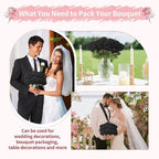 102 PCS Fake Roses Artificial Flowers Bulk, Black Roses Bridal Bouquet Silk Faux Rose with Stems for Wedding Flowers Decoration, Valentine's Day, Bridal Bouquet, Anniversary,Home Decor (102PCS, Black)