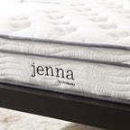 Modway Jenna 8” Innerspring and Memory Foam King Mattress With Individually Encased Coils
