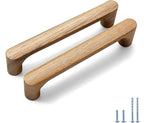 Burlywood Round 7-1/2in 2 pcs Wooden Drawer Pulls Handle pulls for cabinets Kitchen Cabinet Drawer pulls Cabinet Door Pull