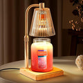Marycele Candle Warmer Lamp with Timer for Yankee Candles, Adjustable Height Wax Melt Warmer, Birthday Gifts for Mom Women Sister, Vintage Amber Glass Lamp, Fall Decorations for Home Decor