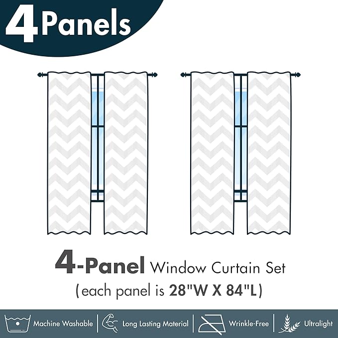 Ambesonne Fall Window Curtains Pack of 2, Happy Autumnal Colors with Birds in Nests Cartoon Illustration Print, Lightweight Set with Rod Pocket, 4 Panels of - 28" x 84", Cinnamon Amber and Orange
