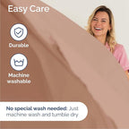 Queen Size 4 Piece Sheet Set - Comfy Breathable & Cooling Bed Sheets Set - Hotel Luxury Bedding for Women, Men, Kids, Teens, Boys & Girls - Deep Pockets, Ultra-Soft, Wrinkle Free - Oeko-Tex - Mauve
