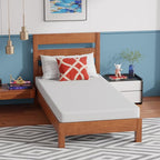 PayLessHere 5 Inch Twin XL Green Tea Memory Foam Mattress Cooling Gel Infused Mattress,Medium Firm Mattresses Fiberglass Free/CertiPUR-US Certified/Bed-in-a-Box/Pressure Relieving Twin XL Size,White