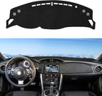 Dashboard Cover Mat Custom Fit for Toyota 86 GT86 FT86 Scion FR-S,for Subaru BRZ 2013-2016 Dash Cover Nonslip Dash Mat Protector Sunshade No Glare Black