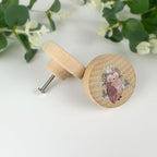 8Pack1.8 Natural Wood Nursery Dresser Cabinet Furniture Knobs Wooden Animal Cabinet Kids Cute Drawer Pulls
