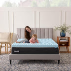 LUCID Gel Infused Memory Foam Mattress Topper – 3 Inch Mattress Topper – 5 Comfort Zones Relieve Pressure – CertiPUR-US Certified Foam - Queen