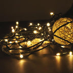 100-1000 LED Christmas Lights, Low Voltage Fairy String Lights with 8 Modes, Ideal for Xmax Tree, Garden, Home, Party, Halloween Festival Deco (Warm White, 500 LEDs)