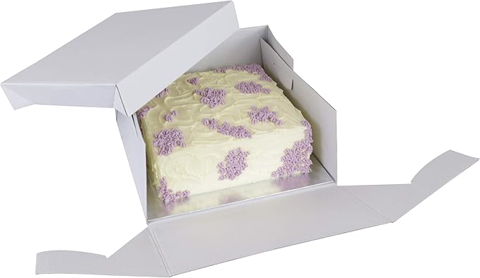 PME Square Cake Box, 14-Inch, White