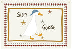 Silly Goose Nursery Rectangular Canvas Banner-Flag Wall Sign Decor for Boys Girls Toddler Kids,Baby Room Above Crib Playroom Reading Room Bedroom Decor-Easter Baby Shower Birthday Christmas Gift