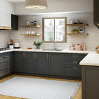 Ravinte 30 Pack 6-1/4 Inch Square Cabinet Handles - Brushed Brass Pulls, Stainless Steel Drawer Pulls, Kitchen Hardware