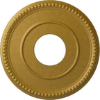 Ekena Millwork CM12BRPGS 12-1/2" x 3-7/8" x 3/4" Bradford Ceiling Medallion, Pharaoh's Gold