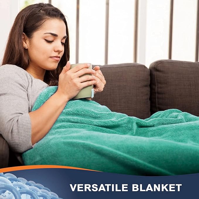 Walensee Fleece Blanket Plush Throw Fuzzy Lightweight (Throw Size 50x60 Turquoise) Super Soft Microfiber Flannel Blankets for Couch, Bed, Sofa Ultra Luxurious Warm and Cozy for All Seasons