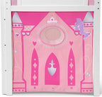 Disney Princess Loft Bed Tent - Curtain Set for Low Twin Loft Bed (Bed Sold Separately) by Delta Children