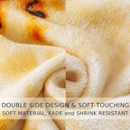 Burritos Tortilla Blanket King Size for All Season - Premium Lightweight Anti-Static Super Soft Cozy Plush Tortilla Throw, Lightweight Microfiber Winter Warm Taco Blanket 90" x 108"(Burritos King)