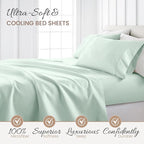 Linen Market Double-Brushed Microfiber Twin Sheet Set 3 Piece – Oeko-TEX Certified Ultra Soft & Wrinkle-Free - 16" Deep Pocket Sheets - Easy Care Twin Size - Mint