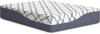 Signature Design by Ashley 14 Inch Chime Elite 2.0 Ultra Plush Green Tea Memory Foam Mattress for Cool Sleep and Pressure Relief, California King, Fiberglass Free, Mattress In A Box