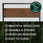 ZINUS Suzanne Bamboo and Metal Daybed with Trundle, Mattress Foundation with Steel Slat Support, Easy Assembly, Twin