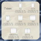 LuxClub 4 PC King Sheet Set, Breathable Luxury Bed Sheets, Deep Pockets Wrinkle Free Cooling Bed Sheets Machine Washable Hotel Bedding Silky Soft - Oxford King