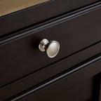 Signature Design by Ashley Drazmine Casual End Table with 1 Lower Shelf, Light Brown & Black