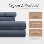 Linen Market Bed Sheets for Twin XL Size Bed (Stone) - Sleep Better Than Ever with These Soft and Cooling Twin XL Sheets - Deep Pocket Fits 16" Thick Beds - 4 Piece Twin XL Sheet Set