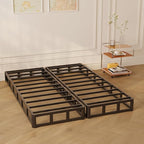 Split King Box Spring 5 Inch, Easy Assembly Bed Foundation, Heavy Duty Low Profile Metal Box Spring King with Fabric Cover, Noise Free
