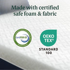 ZINUS 10 Inch Full Cooling Comfort Hybrid Mattress [New Version], Fiberglass Free, Medium Firm Feel, Motion Isolation, Certified Safe Foams & Fabric