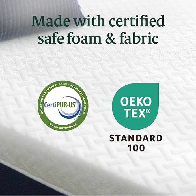 ZINUS 10 Inch Queen Cooling Comfort Hybrid Mattress [New Version], Fiberglass Free, Medium Firm Feel, Motion Isolation, Certified Safe Foams & Fabric