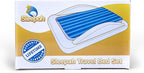 Sleepah Inflatable Toddler Travel Bed Portable Kids Air Mattress Set w Safety Rail Guards for Kids & Toddlers – Includes Pump, Carry Case, Pillow & More - Perfect Transitional Cot Coral