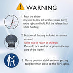 Homemory 200 LED Battery Operated Long Fairy Lights, 66FT Fairy String Lights with Remote, 8 Modes Copper Sliver Wire Lights, Waterproof Christmas Twinkle Lights Wedding Bedroom, Warm White