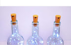 24 Pack 20 LED Wine Bottle Cork Lights, Fairy Mini String Lights Copper Wire, Battery Operated Starry Lights for DIY, Christmas, Halloween, Wedding, Party, Indoor&Outdoor (24 Pack, Cool White)