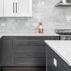 Ravinte Black Cabinet Handles 15 Pack 7-1/2 inch Matte Black Square Cabinet Pulls Black Kitchen Hardware 10 inch Overall Length Black Kitchen Drawer Pulls