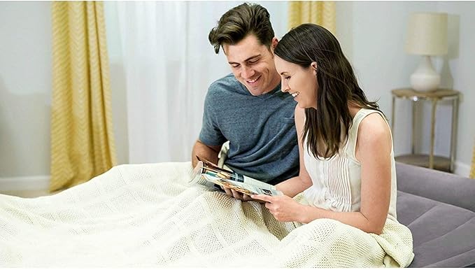 Intex Pillow Dura-Beam Series Rest Raised Airbed with Internal Pump (2020 Model)