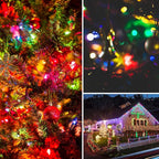 Christmas Lights - Battery Operated String Lights 50 LED String Lights Mini Lights with Auto-Timer and 8 Lighting Modes for Christmas Wreath Party Wedding Garden Home Decoration, Multicolor