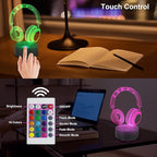 AZIMOM 3D Illusion Lamp 4 Love Heart Balloon Love Shape 16colors Night Light for Kid Touch Sensor &Remote Control USB Battery Power Bedside Desk Bedroom Home Decoration Boys & Girls Women Birthday